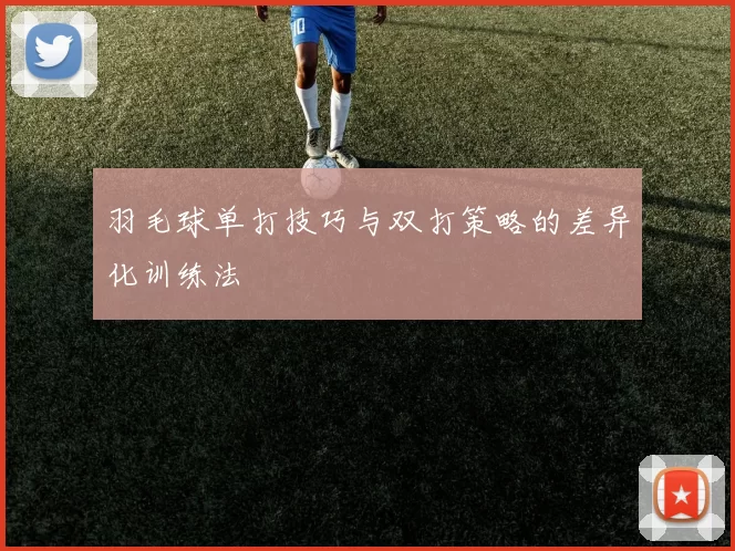 羽毛球单打技巧与双打策略的差异化训练法