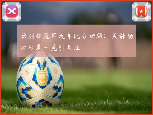 欧洲杯冠军近年比分回顾:关键场次结果一览引关注